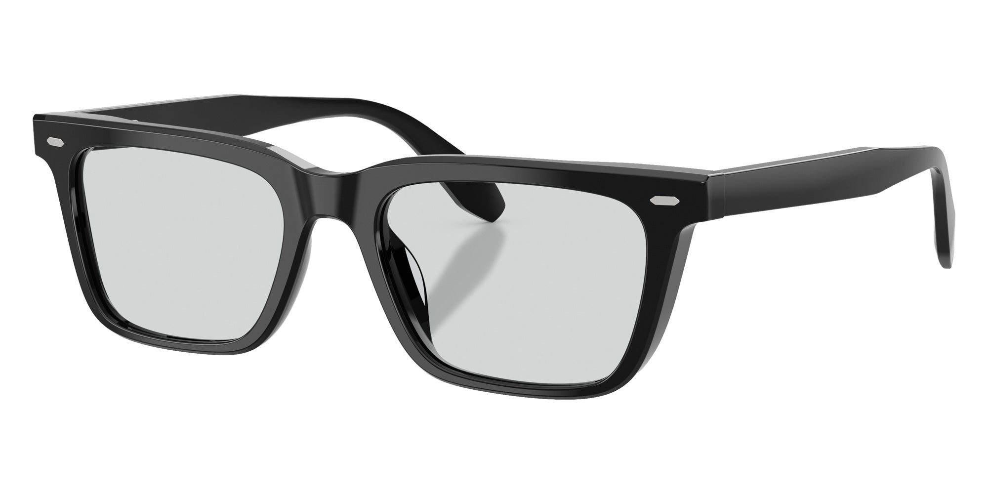 Oliver Peoples® OV5628U Rectangle OV5628U 1731 52 Eyeglasses - Black/Demo Lens Silver Mist 1731