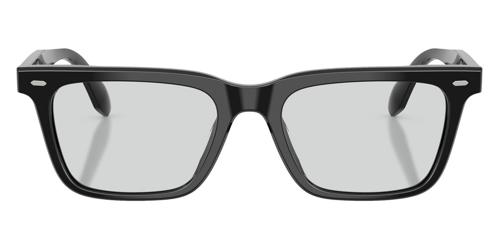 Oliver Peoples® OV5628U Rectangle OV5628U 1731 52 Eyeglasses - Black/Demo Lens Silver Mist 1731