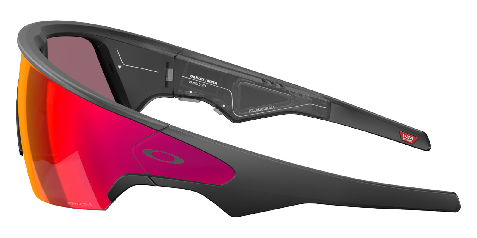 Oakley® Meta OW8001 Vanguard - Matte Black/Prizm Road Sunglasses