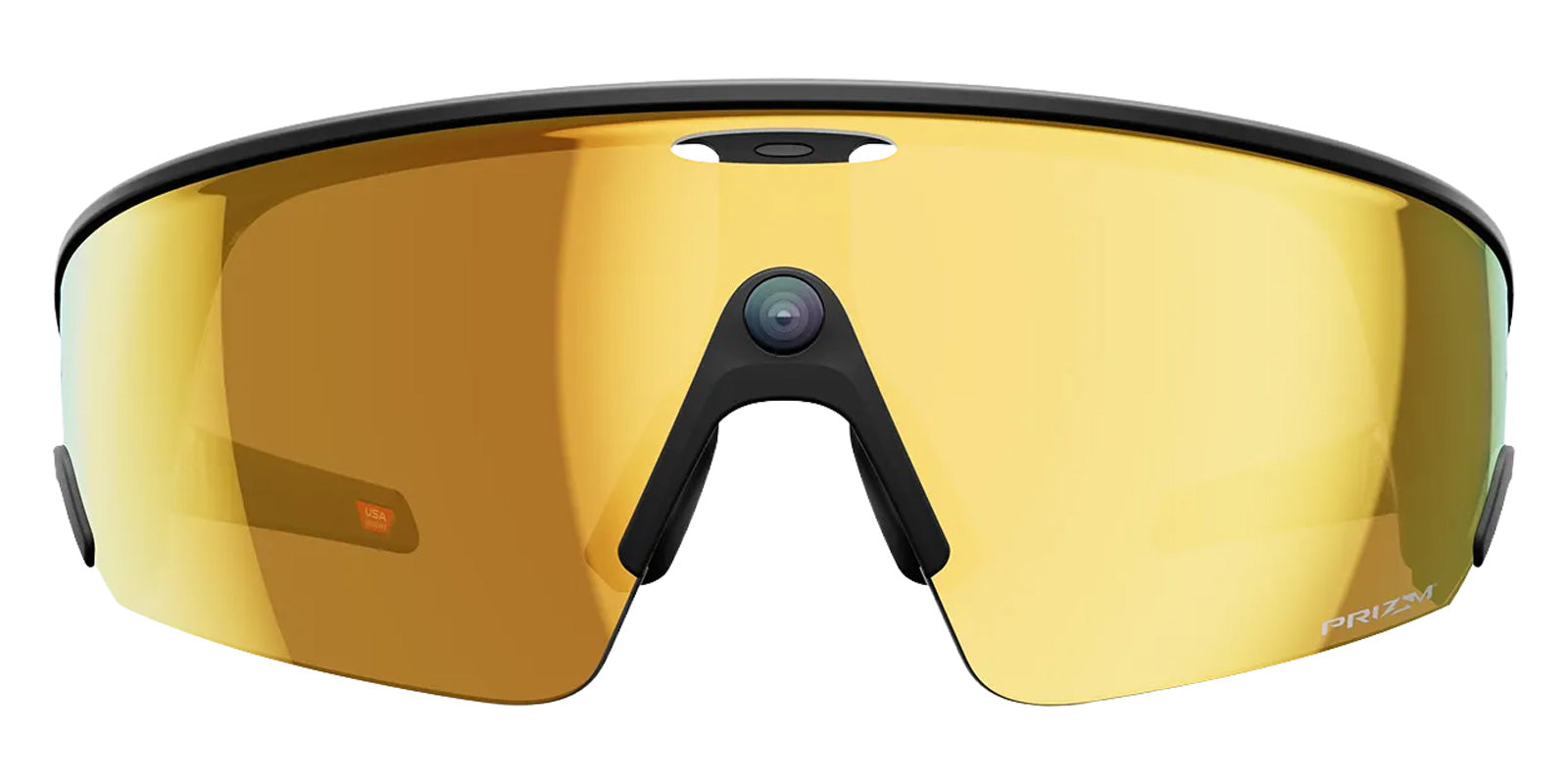 Oakley® Meta OW8001 Vanguard - Matte Black/Prizm 24k Mirrored Sunglasses