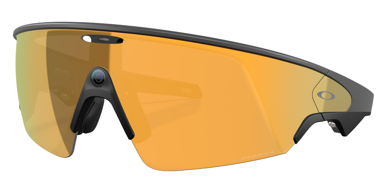 Oakley® Meta OW8001 Vanguard - Matte Black/Prizm 24k Mirrored Sunglasses