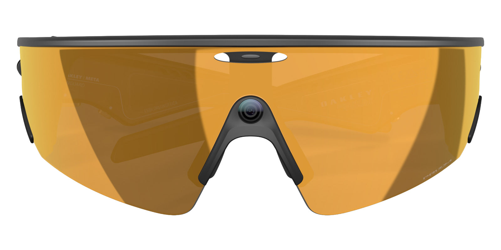 Oakley® Meta OW8001 Vanguard - Matte Black/Prizm 24k Mirrored Sunglasses