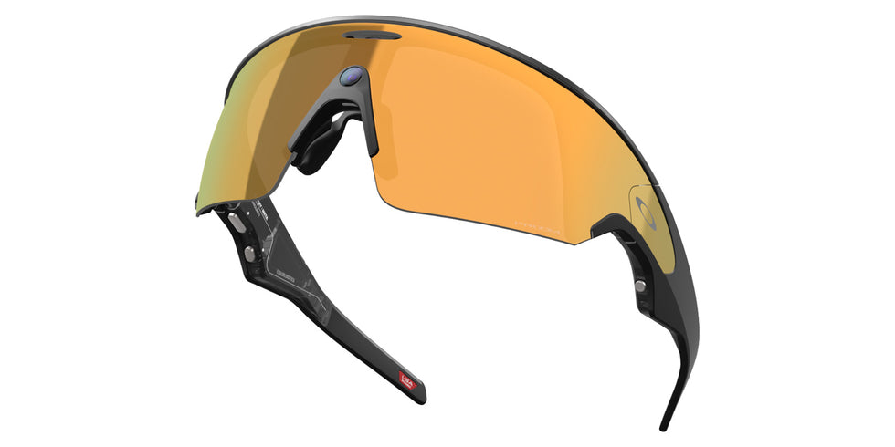 Oakley® Meta OW8001 Vanguard - Matte Black/Prizm 24k Mirrored Sunglasses