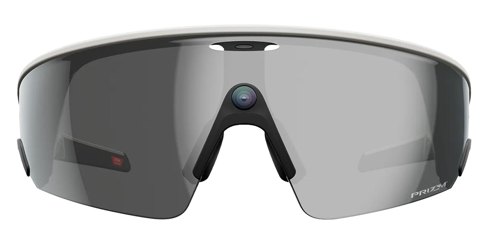 Oakley® Meta OW8001 Vanguard - Matte White/Prizm Black Mirrored Sunglasses