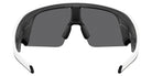 Oakley® Meta OW8001 Vanguard - Matte White/Prizm Black Mirrored Sunglasses