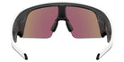 Oakley® Meta OW8001 Vanguard - Matte White/Prizm Sapphire Mirrored Sunglasses