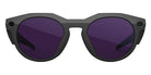 Oakley® Meta OW8002 HSTN - Polished Black/Clear to Amethyst Transitions AR Sunglasses