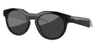 Oakley® Meta OW8002 HSTN - Polished Black/Prizm Black Polarized Mirrored Sunglasses