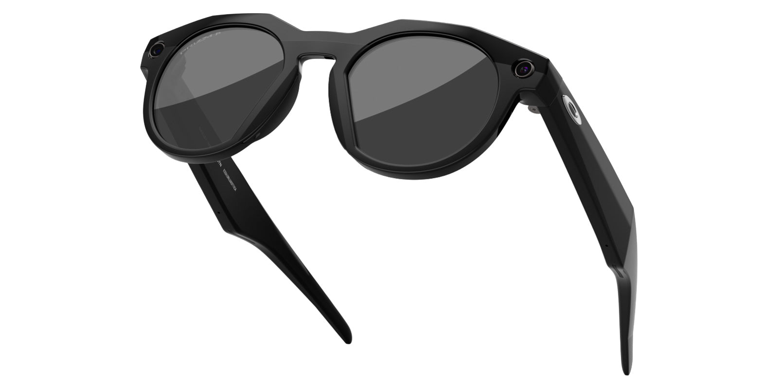 Oakley® Meta OW8002 HSTN - Polished Black/Prizm Black Polarized Mirrored Sunglasses