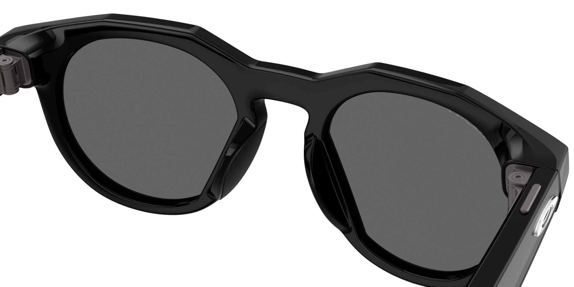 Oakley® Meta OW8002 HSTN - Polished Black/Prizm Black Polarized Mirrored Sunglasses