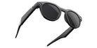 Oakley® Meta OW8002 HSTN - Polished Black/Prizm Black Polarized Mirrored Sunglasses