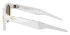 Oakley® Meta OW8002 HSTN - Polished Warm Gray/Prizm Ruby Mirrored Sunglasses