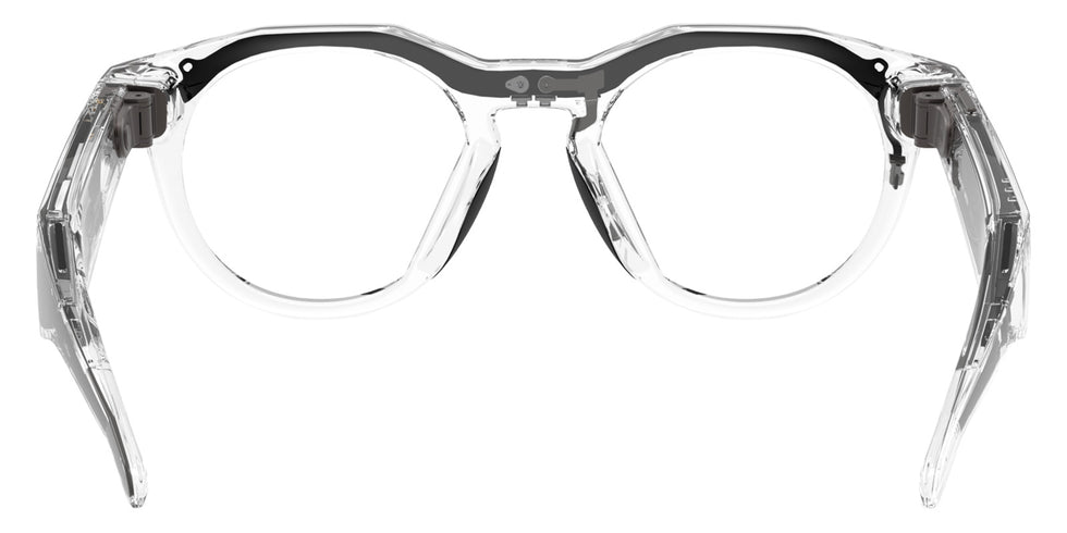 Oakley® Meta OW8002 HSTN - Polished Clear/Clear to Gray Transitions AR Sunglasses