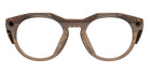Oakley® Meta OW8002 HSTN - Polished Brown Smoke/Prizm Deep Water Polarized Sunglasses