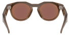 Oakley® Meta OW8002 HSTN - Polished Brown Smoke/Prizm Deep Water Polarized Sunglasses