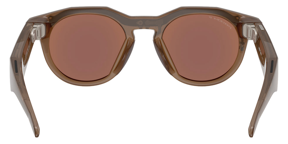 Oakley® Meta OW8002 HSTN - Polished Brown Smoke/Prizm Deep Water Polarized Sunglasses
