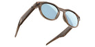 Oakley® Meta OW8002 HSTN - Polished Brown Smoke/Prizm Deep Water Polarized Sunglasses