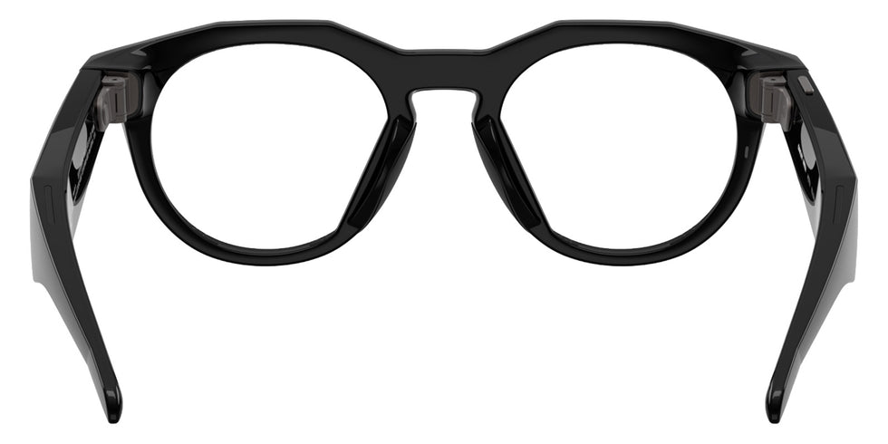 Oakley® Meta OW8002 HSTN - Polished Black/Clear AR Sunglasses