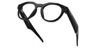Oakley® Meta OW8002 HSTN - Polished Black/Clear AR Sunglasses