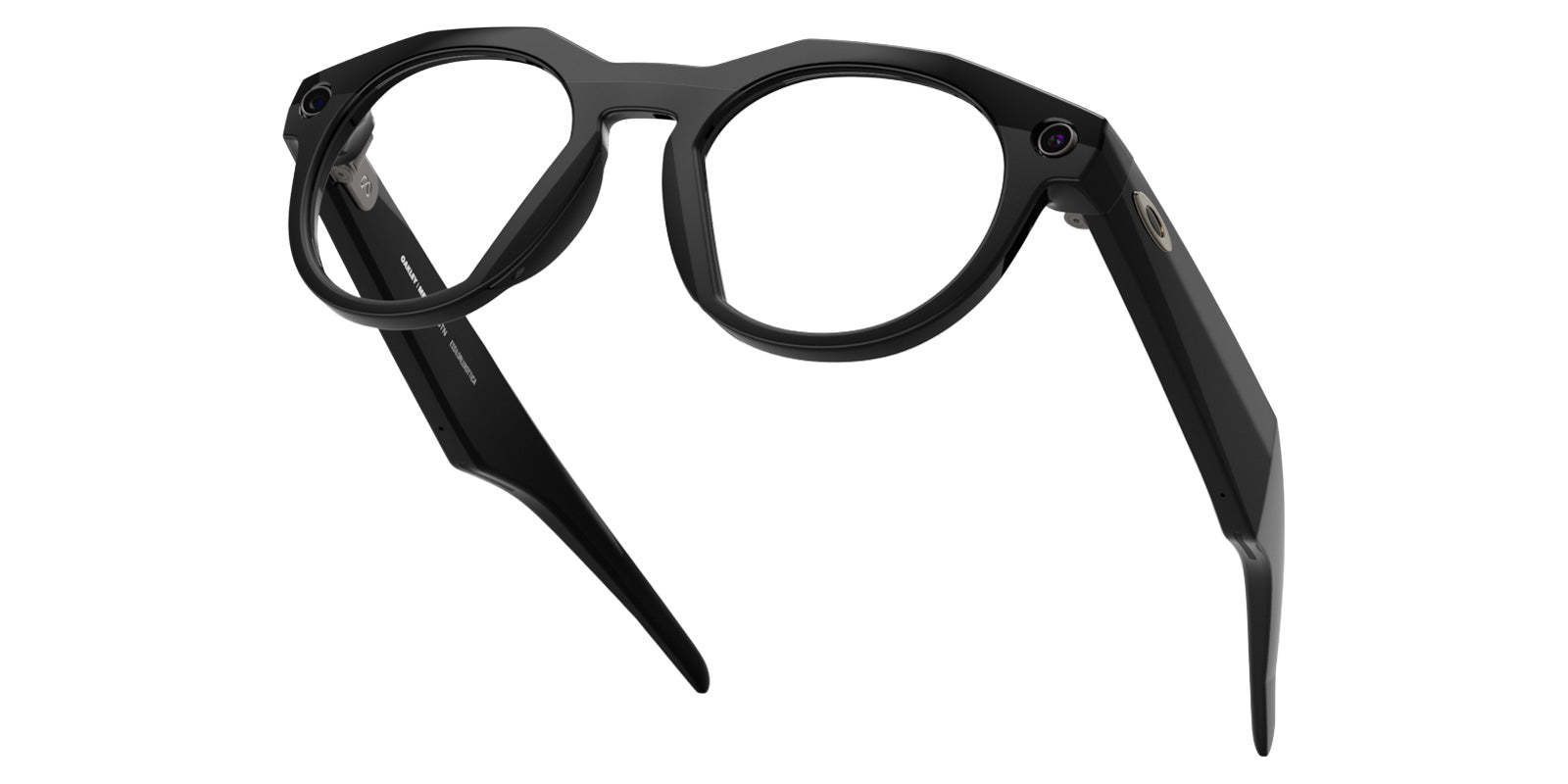 Oakley® Meta OW8002 HSTN - Polished Black/Clear AR Sunglasses