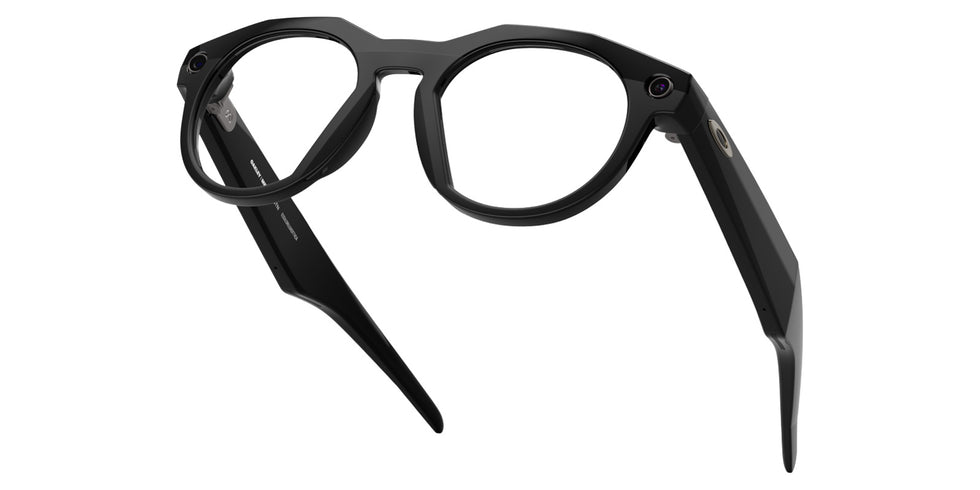 Oakley® Meta OW8002 HSTN - Polished Black/Clear AR Sunglasses