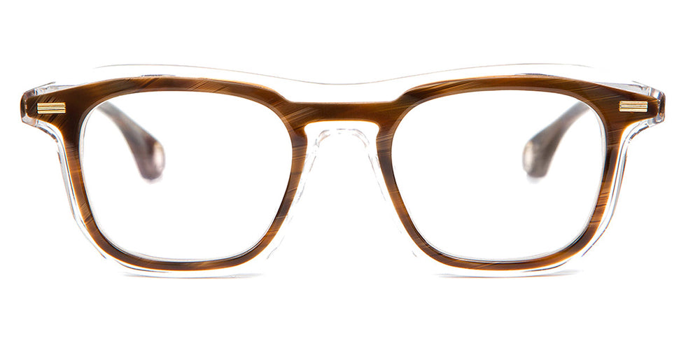 Blake Kuwahara® OWINGS BLK OWINGS BROWN HORN 48 - BROWN HORN Eyeglasses