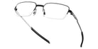 Oakley® OX3100 FOIL RQ 0.5 OX3100 310001 55 Eyeglasses - Satin Black