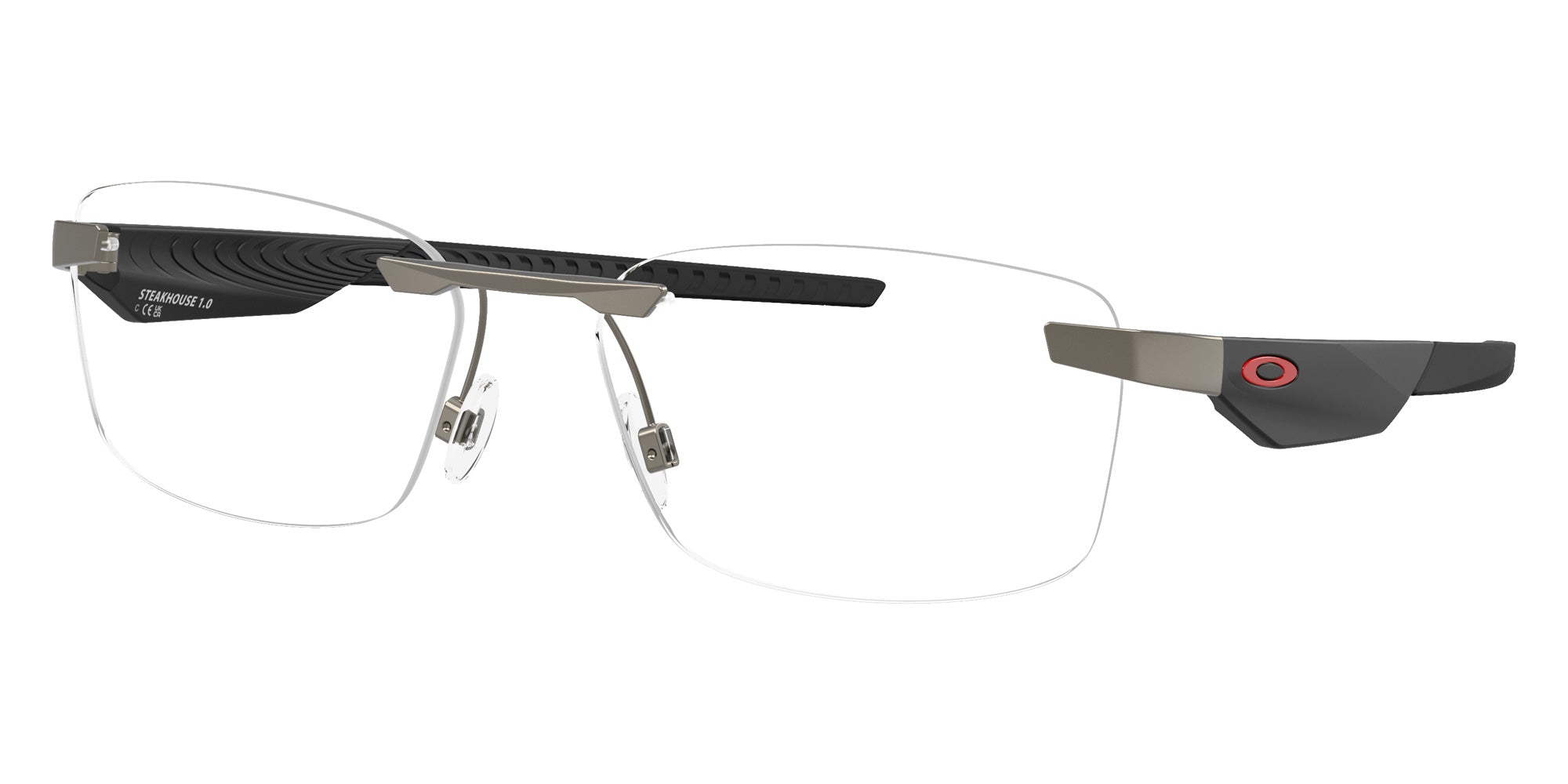 Oakley® OX3126 STEAKHOUSE 1.0 OX3126 312602 55 Eyeglasses - Matte Gunmetal 312602