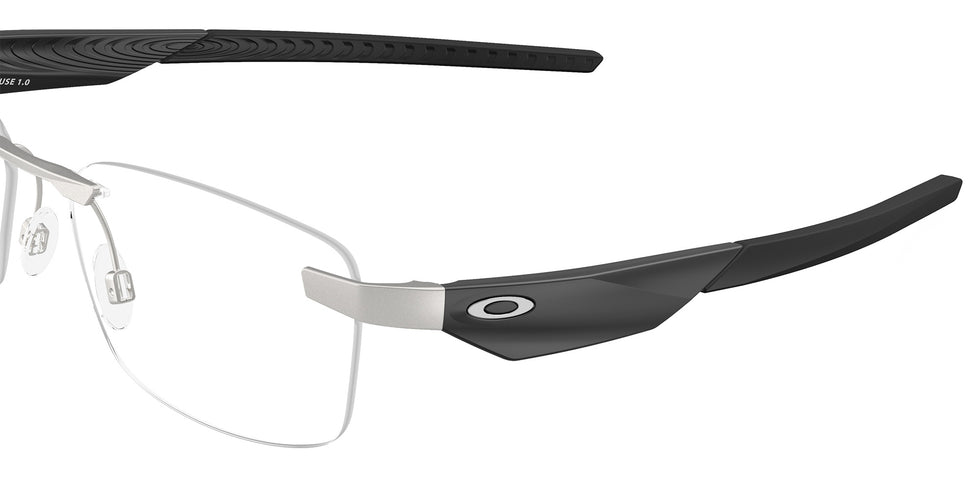 Oakley® OX3126 STEAKHOUSE 1.0 OX3126 312604 55 Eyeglasses - Satin Chrome 312604