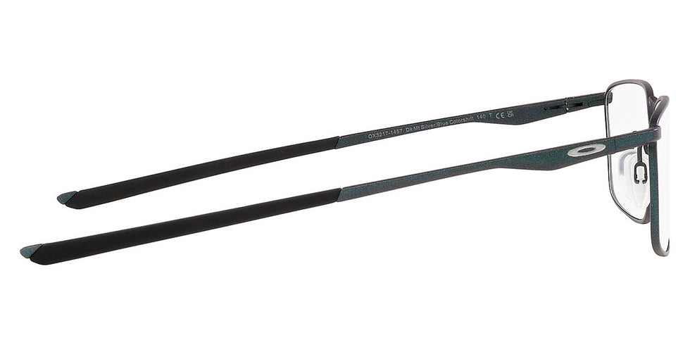 Oakley® OX3217 Socket 5.0 OX3217 321714 53 - Dark Matte Silver/Blue Colorshift Eyeglasses
