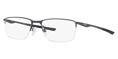 Oakley® OX3218 Socket 5.5 OX3218 321812 52 - Dark matte silver/blue colorshift Eyeglasses