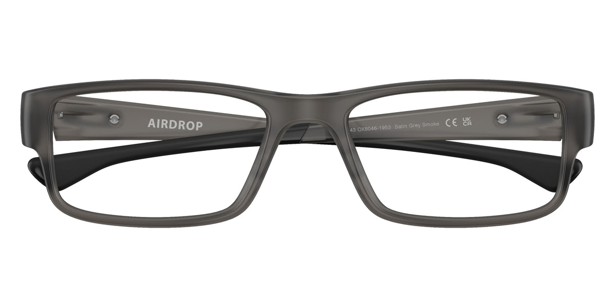 Oakley® OX8046 AIRDROP Eyeglasses - Satin Grey Smoke