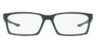 Oakley® OX8060 OVERHEAD OX8060 806004 53 Eyeglasses - Matte Dark Silver/Blue Colorshift 806004