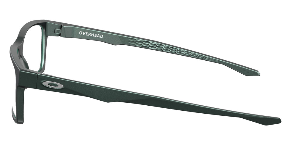 Oakley® OX8060 OVERHEAD OX8060 806004 53 Eyeglasses - Matte Dark Silver/Blue Colorshift 806004