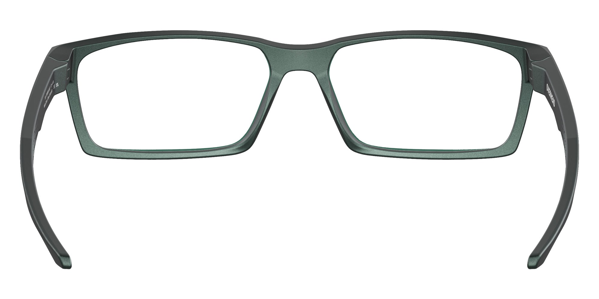 Oakley® OX8060 OVERHEAD OX8060 806004 53 Eyeglasses - Matte Dark Silver/Blue Colorshift 806004