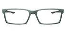 Oakley® OX8060 OVERHEAD OX8060 806004 53 Eyeglasses - Matte Dark Silver/Blue Colorshift 806004