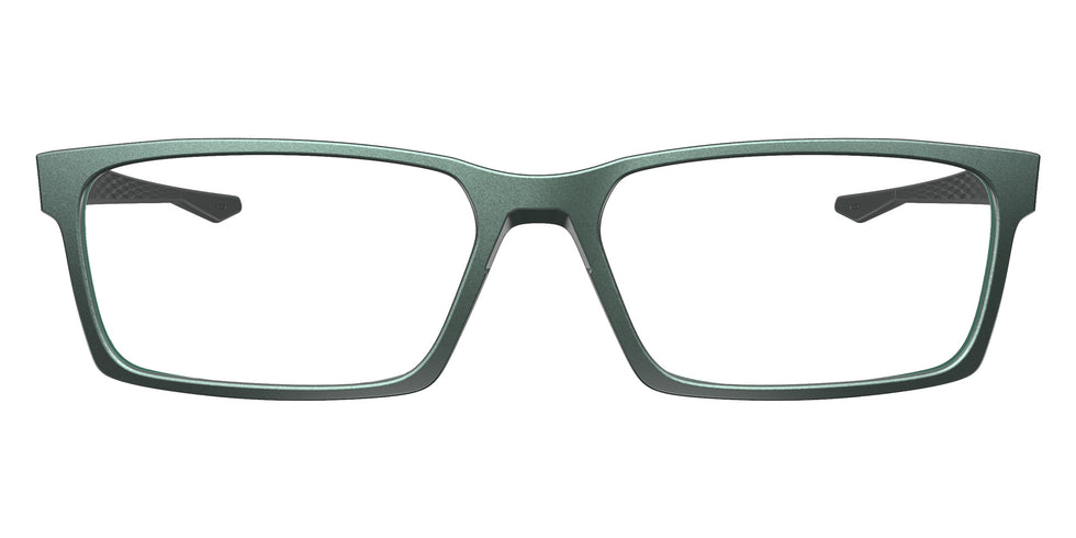 Oakley® OX8060 OVERHEAD OX8060 806004 53 Eyeglasses - Matte Dark Silver/Blue Colorshift 806004