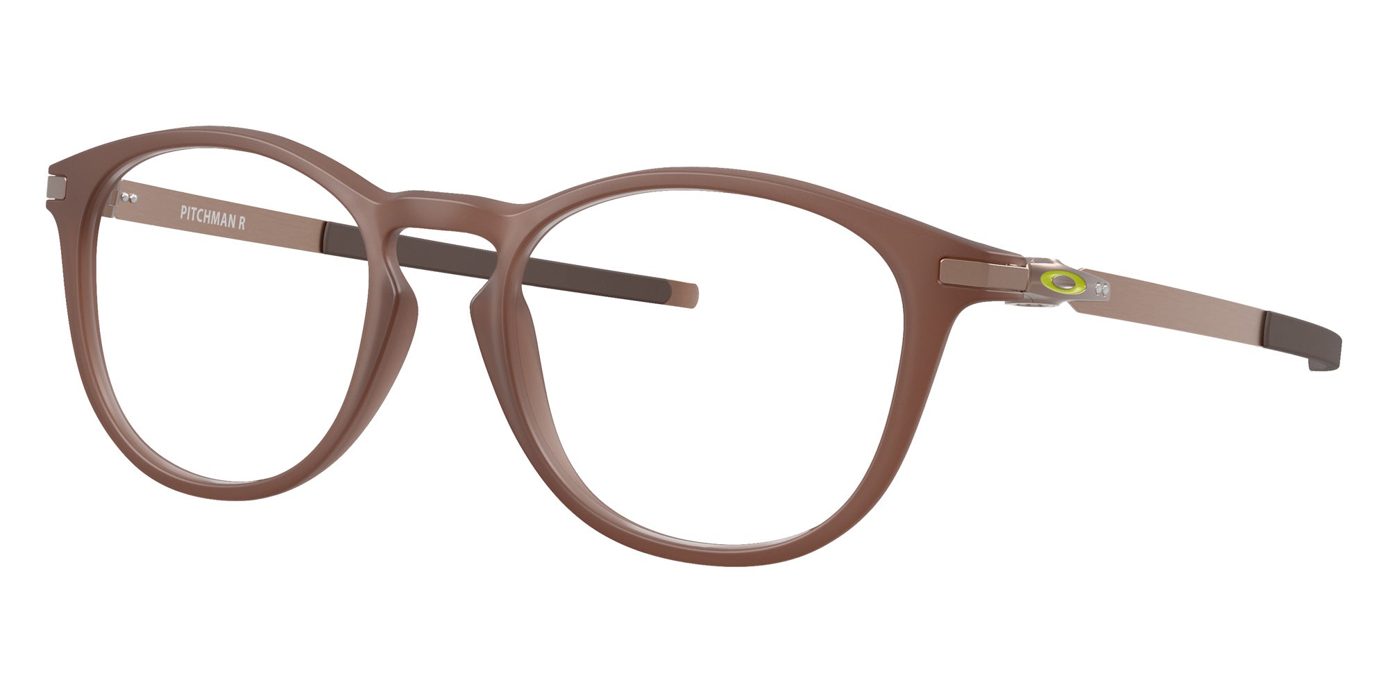 Oakley® OX8105 PITCHMAN R OX8105 810527 52 Eyeglasses - Transparent Mahogany 810527