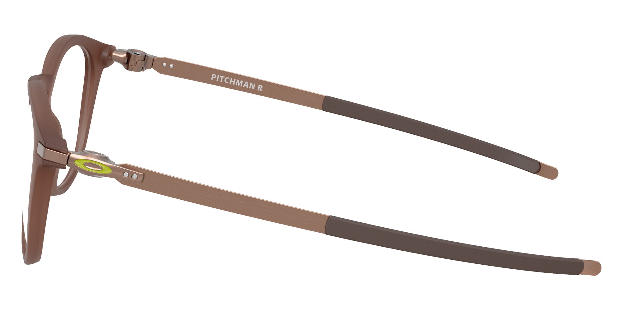 Oakley® OX8105 PITCHMAN R OX8105 810527 52 Eyeglasses - Transparent Mahogany 810527