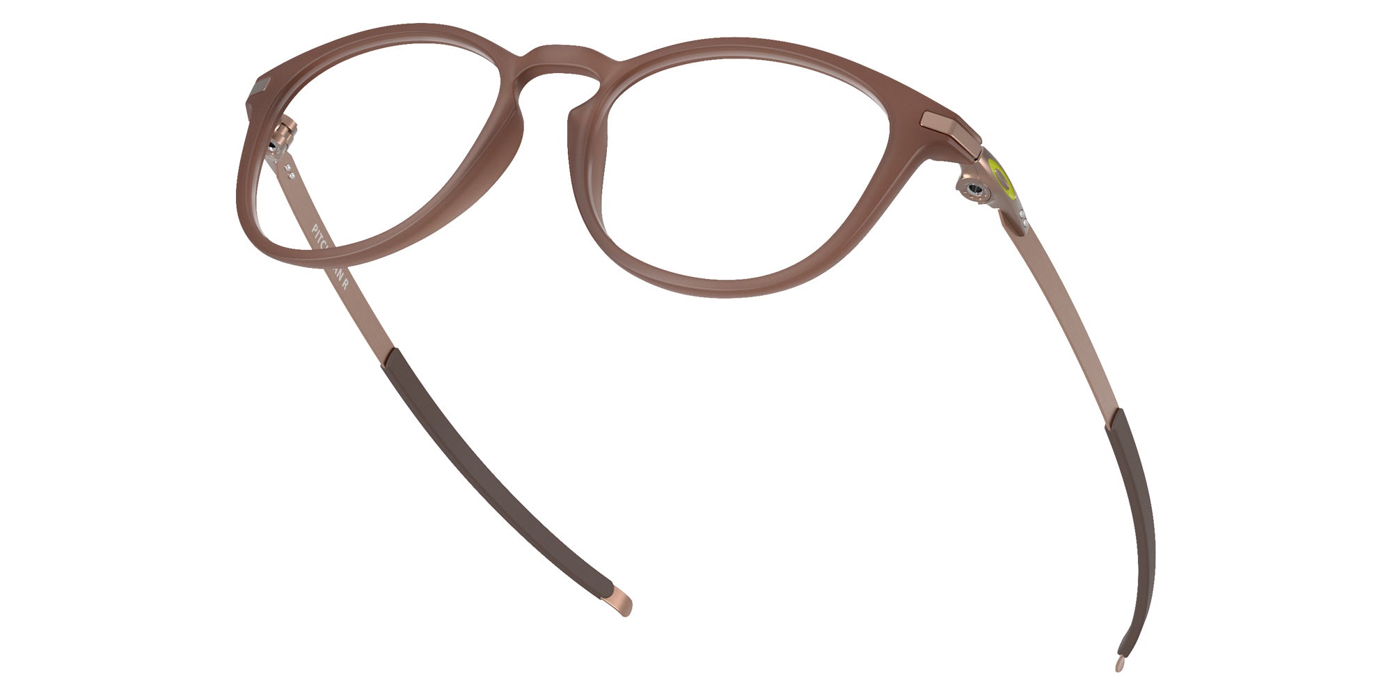 Oakley® OX8105 PITCHMAN R OX8105 810527 52 Eyeglasses - Transparent Mahogany 810527
