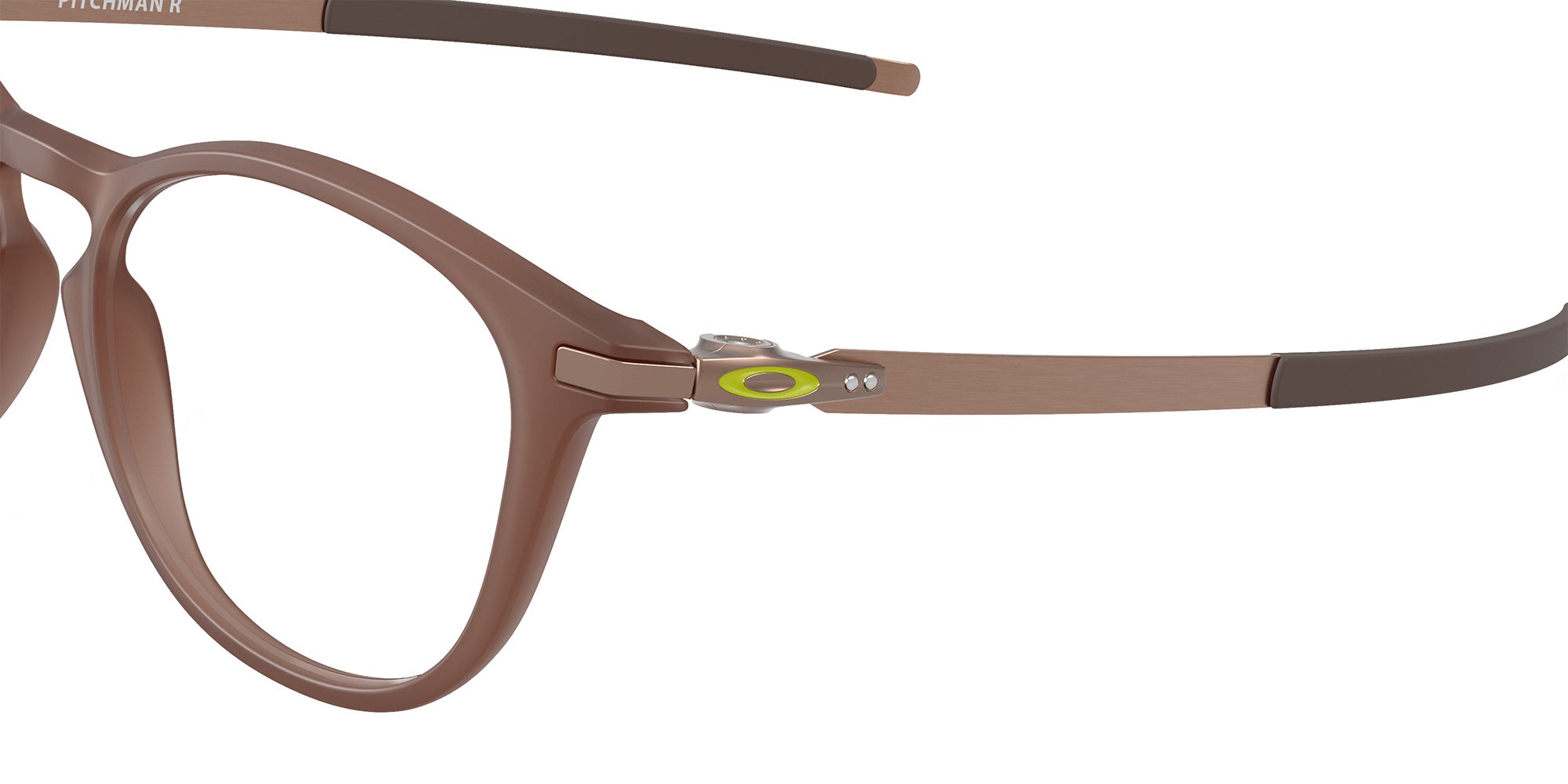 Oakley® OX8105 PITCHMAN R OX8105 810527 52 Eyeglasses - Transparent Mahogany 810527