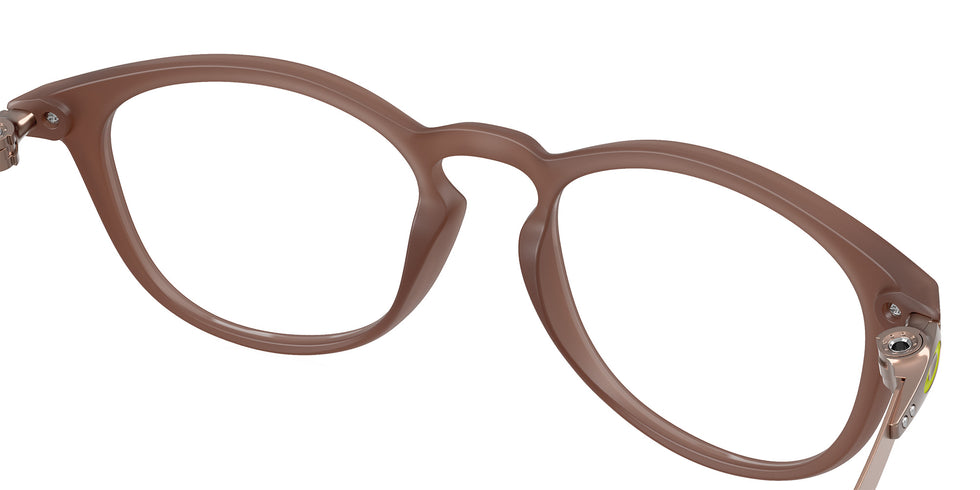 Oakley® OX8105 PITCHMAN R OX8105 810527 52 Eyeglasses - Transparent Mahogany 810527