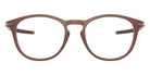 Oakley® OX8105 PITCHMAN R OX8105 810527 52 Eyeglasses - Transparent Mahogany 810527