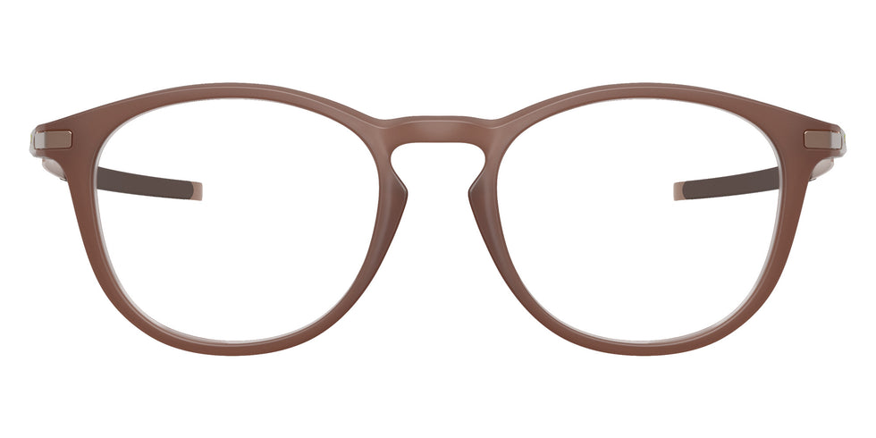 Oakley® OX8105 PITCHMAN R OX8105 810527 52 Eyeglasses - Transparent Mahogany 810527