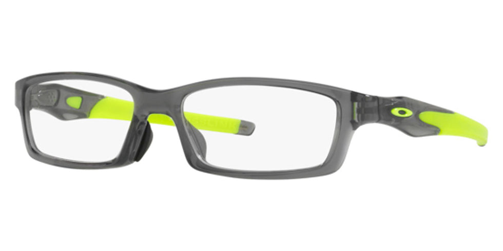 Oakley® OX8118 CROSSLINK (A) OX8118 811802 56 Eyeglasses - Polished Gray Smoke 811802