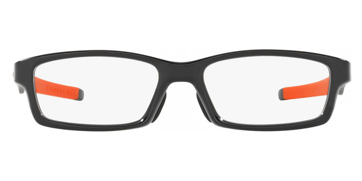 Oakley® OX8118 Crosslink (A) OX8118 811805 56 - Polished Black/Orange Eyeglasses