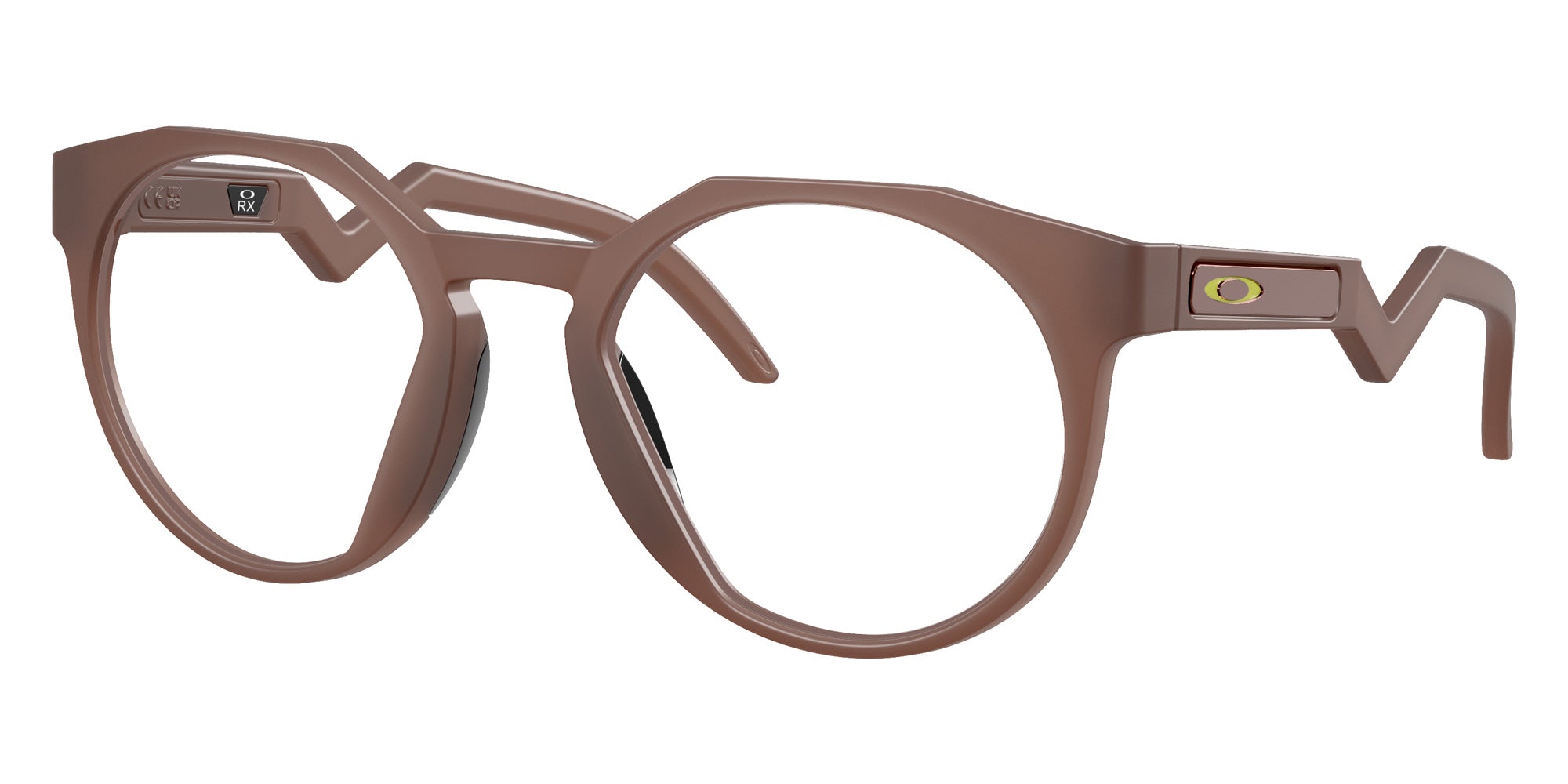 Oakley® OX8139 HSTN RX OX8139 813911 50 Eyeglasses - Transparent Mahogany 813911