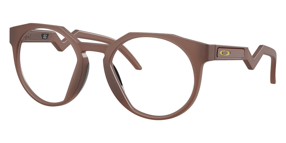 Oakley® OX8139 HSTN RX OX8139 813911 50 Eyeglasses - Transparent Mahogany 813911
