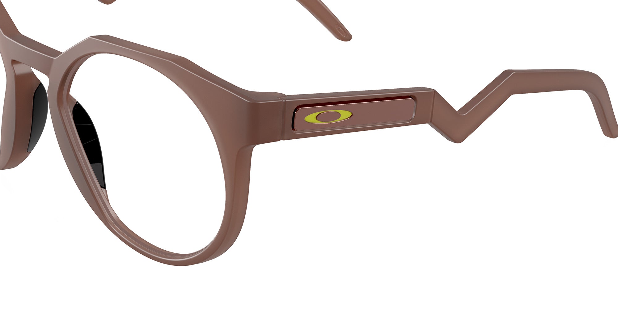Oakley® OX8139 HSTN RX OX8139 813911 50 Eyeglasses - Transparent Mahogany 813911