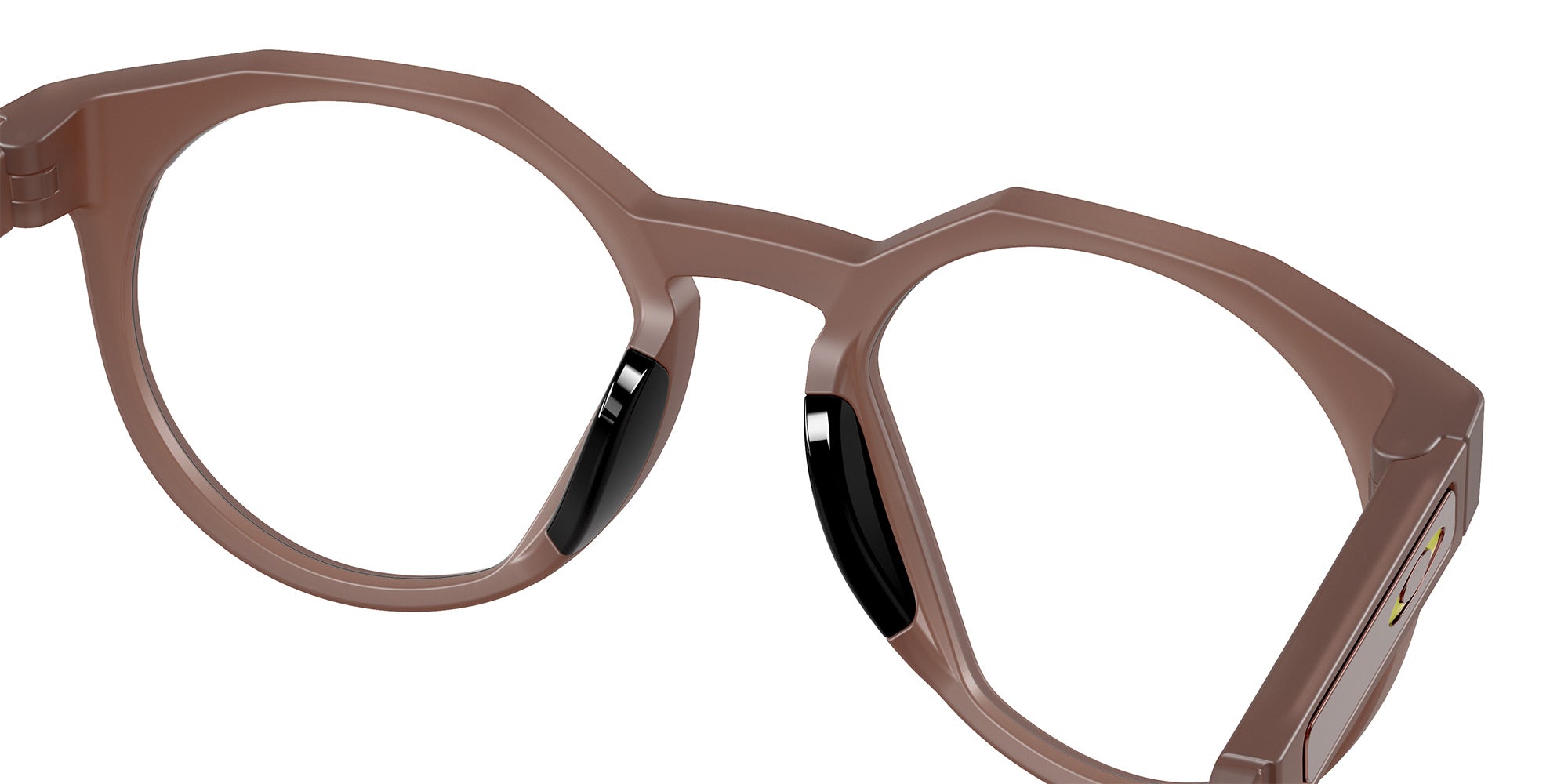 Oakley® OX8139 HSTN RX OX8139 813911 50 Eyeglasses - Transparent Mahogany 813911
